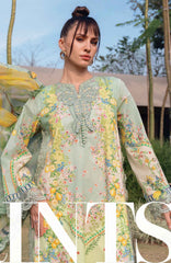 Mprints Safari Scape by Maria B Unstitched Lawn Embroidered 3 Piece Suit - MBMPSSL-8B -  Summer Collection