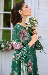 Bridgerton By Elaf Unstitched Lawn Printed 3 Piece Suit  - ELFBRGLP-8B- Marin- Summer Collection