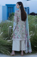 Santorini by Elaf Unstitched Lawn Printed 3 Piece Unstitched Suit - ELFSAN8B- Fairy Tale- Summer Collection