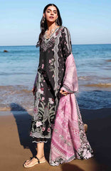 Breeze by  Saira Shakira Unstitched Lawn Embroidered 3 Piece Suits -SRSKBLXL-1B- IVY Summer Collection