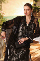 Tea Affair By Maria B Unstitched Chiffon Embroidered 3 Piece Suit- MBTACH-01- Formal Collection