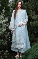 Belle Saison by Esmel Unstitched Lawn Embroidered 3 Piece Suit - ESLBLS-01-Odette - Summer Collection