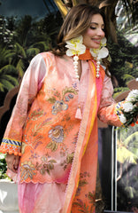 Luxury Printed Lawn By Regalia Unstitched  Lawn Printed 3 Piece Suit  - RGLASIBPRT-09- Rost Ride- Summer Collection