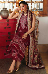 Lumina By Bin Ilyas Unstitched Lawn Embroidered 3 Piece Suit BNLYLMN-08-  Summer Collection