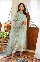 Astoria By Mushq Unstitched  Festive Lawn Embroidered 3 Piece Suit - MQHMAFL-06-Elif- Summer Collection