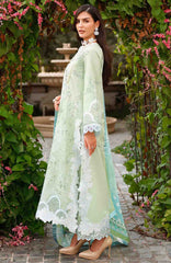 A Moi - Held By Love By Mushq Unstitched Luxury Lawn Embroidered 3 Piece Suit - MQHMAM-08- Love Escape -  Summer Collection