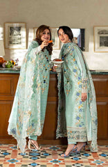 Astoria By Mushq Unstitched  Festive Lawn Embroidered 3 Piece Suit - MQHMAFL-06-Elif- Summer Collection