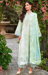 A Moi - Held By Love By Mushq Unstitched Luxury Lawn Embroidered 3 Piece Suit - MQHMAM-08- Love Escape -  Summer Collection