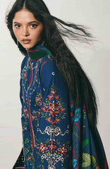 Jugnu by Hussain Rehar Unstitched Lawn Embroidered 3 Piece Suits- -JUGELXL-08- Peroz- Summer Collection