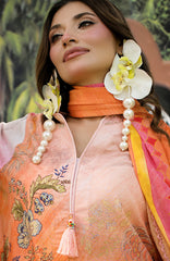 Luxury Printed Lawn By Regalia Unstitched  Lawn Printed 3 Piece Suit  - RGLASIBPRT-09- Rost Ride- Summer Collection