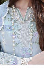 Belle Saison by Esmel Unstitched Lawn Embroidered 3 Piece Suit - ESLBLS-01-Odette - Summer Collection