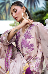 Luxury Lawn By Regalia Unstitched  Lawn Embroidered 3 Piece Suit  - RGLASIBLXL-02- Candy Noor- Summer Collection