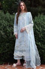 Belle Saison by Esmel Unstitched Lawn Embroidered 3 Piece Suit - ESLBLS-01-Odette - Summer Collection