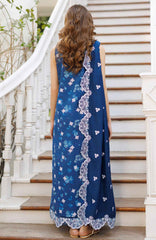 Summer Together  by Afrozeh Unstitched Lawn Embroidered 3 Piece Suit - AFRSTGL-02- Celestara - Summer Collection