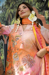 Luxury Printed Lawn By Regalia Unstitched  Lawn Printed 3 Piece Suit  - RGLASIBPRT-09- Rost Ride- Summer Collection