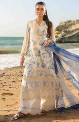 Summer Dream By Manara Unstitched Lawn Embroidered 3 Piece Suit - MNMSDRL-08- Amalfi-Summer Collection