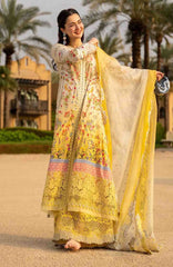 AYA –Luxury Lawn By Faiza Saqlain Unstitched Lawn Embroidered 3 Piece Suits - FSQLXL-ARTA- Summer Collection
