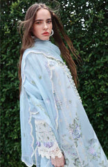 Belle Saison by Esmel Unstitched Lawn Embroidered 3 Piece Suit - ESLBLS-01-Odette - Summer Collection