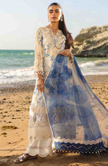 Summer Dream By Manara Unstitched Lawn Embroidered 3 Piece Suit - MNMSDRL-08- Amalfi-Summer Collection
