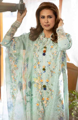 Astoria By Mushq Unstitched  Festive Lawn Embroidered 3 Piece Suit - MQHMAFL-06-Elif- Summer Collection