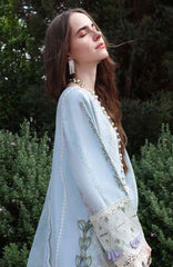 Belle Saison by Esmel Unstitched Lawn Embroidered 3 Piece Suit - ESLBLS-01-Odette - Summer Collection