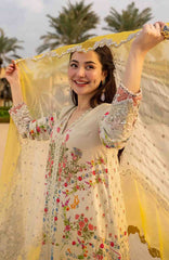 AYA –Luxury Lawn By Faiza Saqlain Unstitched Lawn Embroidered 3 Piece Suits - FSQLXL-ARTA- Summer Collection