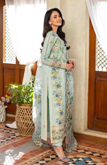 Astoria By Mushq Unstitched  Festive Lawn Embroidered 3 Piece Suit - MQHMAFL-06-Elif- Summer Collection