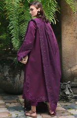 Qline by Qalamkar  Unstitched Lawn Embroidered 3 Piece Suit - QLMQDL-8- Liora -  Summer Collection