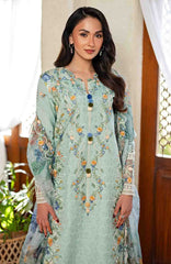 Astoria By Mushq Unstitched  Festive Lawn Embroidered 3 Piece Suit - MQHMAFL-06-Elif- Summer Collection
