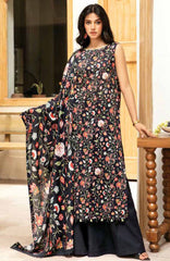 M Basic Elaheh By Maria B Unstitched Lawn  Printed  3 Piece Suit - MBSCELPL08 - Summer Collection