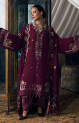 Kot Radha Kishan - Into The South By Hussain Rehar Unstitched Karandi  3 Piece Suit- HRKRKRDW- Juhi - Winter Collection