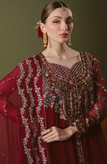 Elaya  by Nureh Unstitched Embroidred Chiffon 3 Piece Suits  - NRELYF-92- Formal Collection