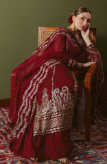 Elaya  by Nureh Unstitched Embroidred Chiffon 3 Piece Suits  - NRELYF-92- Formal Collection
