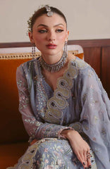 Elaya  by Nureh Unstitched Embroidred Chiffon 3 Piece Suits  - NRELYF-94- Formal Collection