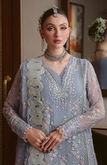 Elaya  by Nureh Unstitched Embroidred Chiffon 3 Piece Suits  - NRELYF-94- Formal Collection
