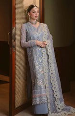 Elaya  by Nureh Unstitched Embroidred Chiffon 3 Piece Suits  - NRELYF-94- Formal Collection
