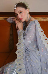 Elaya  by Nureh Unstitched Embroidred Chiffon 3 Piece Suits  - NRELYF-94- Formal Collection
