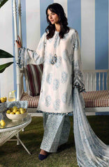 M Prints Eid II- By Maria B Unstitched Lawn Prints 3 Piece Suit  - MBMPEIDII-9A- Summer Collection
