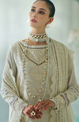 Luxury Lawn By Sobia Nazir Unstitched Lawn Embriodered 3 Piece Suit - SNLEL-9A- Summer Collection