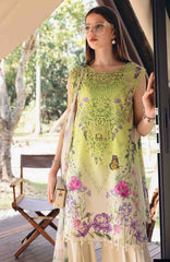Mprints Safari Scape by Maria B Unstitched Lawn Embroidered 3 Piece Suit - MBMPSSL-9A -  Summer Collection