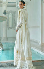 Luxury Lawn By Sobia Nazir Unstitched Lawn Embriodered 3 Piece Suit - SNLEL-9A- Summer Collection
