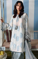 M Prints Eid II- By Maria B Unstitched Lawn Prints 3 Piece Suit  - MBMPEIDII-9A- Summer Collection