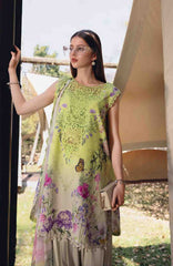Mprints Safari Scape by Maria B Unstitched Lawn Embroidered 3 Piece Suit - MBMPSSL-9A -  Summer Collection