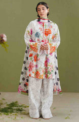 Coco  Prints Drop-One By Zara Shahjahan Unstitched Lawn Printed 3 Piece Suit - CCZSLP-9A- Elix  - Summer Collection