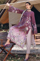 Mprints Safari Scape by Maria B Unstitched Lawn Embroidered 3 Piece Suit - MBMPSSL-9B -  Summer Collection