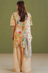 Coco  Prints Drop-One By Zara Shahjahan Unstitched Lawn Printed 3 Piece Suit - CCZSLP-9B- Elix   - Summer Collection