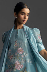 Coco Lawn By Zara Shahjahan Embroidered Lawn Suits Unstitched 3 Piece - CCLZSL9B - Evia - Summer Collection