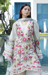 Santorini by Elaf Unstitched Lawn Printed 3 Piece Unstitched Suit - ELFSAN9B- Chantilly- Summer Collection