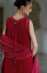 Luxury Lawn By Sobia Nazir Unstitched Lawn Embriodered 3 Piece Suit - SNLEL-9B- Summer Collection