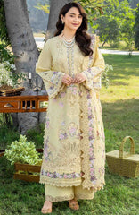 Luxury By Elaf Unstitched Lawn Embroidered 3 Piece Suit - ELFLXL-5- Souci - Summer Collection